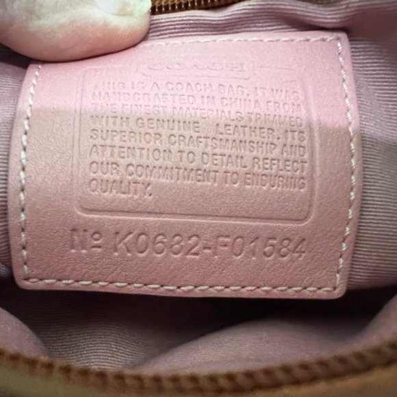 Coach Pink Over the Shoulder/Crossbody Bag - Picture 5 of 13
